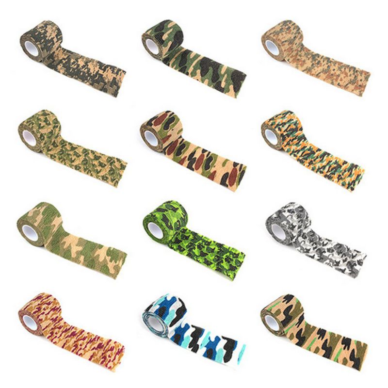 Selfadhesive Camouflage WRAP RIFLE GUN Hunting Camo Stealth Tape 5cm x